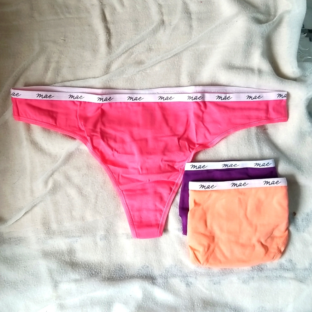Three pair of ladies panties